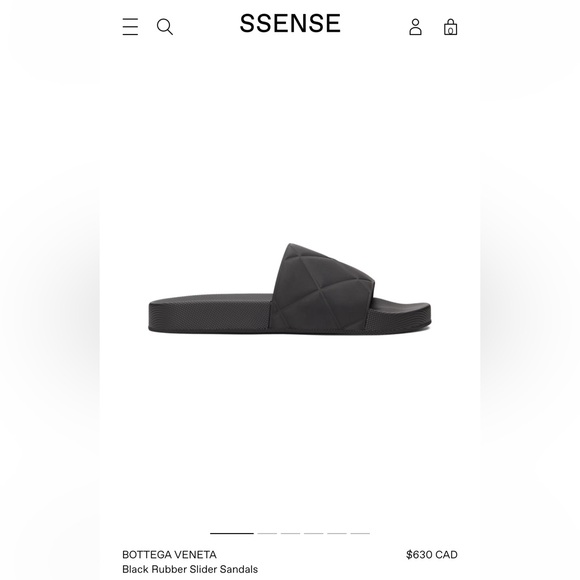 Bottega Veneta Rubber Sandals/Slides Size 41 - Picture 5 of 5